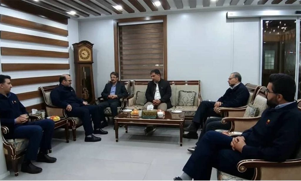 دیدار سرپرست اداره کل صنعت، معدن و تجارت استان با مدیرعامل گروه فولاد خوزستان