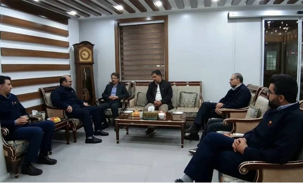 دیدار سرپرست اداره کل صنعت، معدن و تجارت استان با مدیرعامل گروه فولادخوزستان