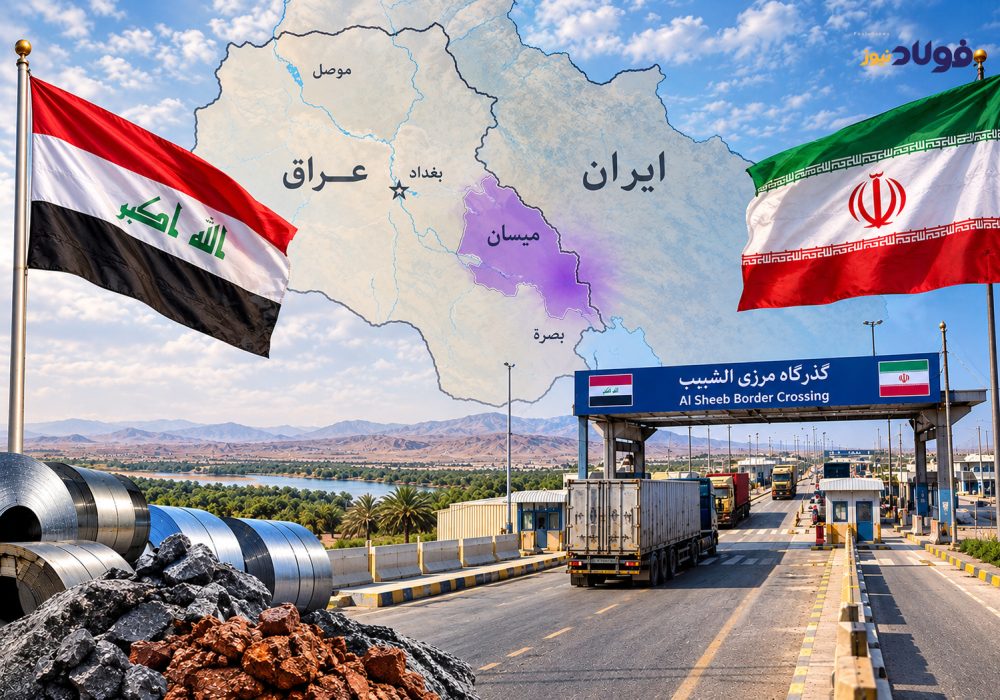 هشدار میسان به بغداد؛ آیا فشار داخلی به دولت الزیدی، مسیر صادرات ایران را دوباره باز می‌کند؟ / تحولات سیاسی عراق زیر ذره‌بین صادرکنندگان زنجیره فولاد ایران