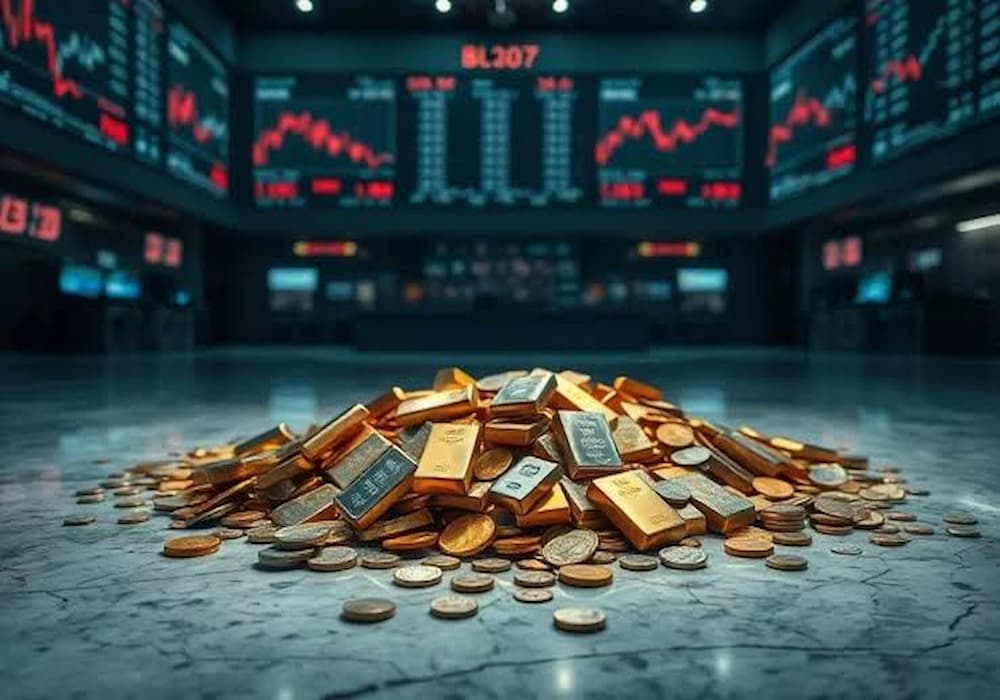 عقب‌نشینی قیمت نقره از اوج تاریخی / چرا نقره بیشتر از طلا سقوط می‌کند؟